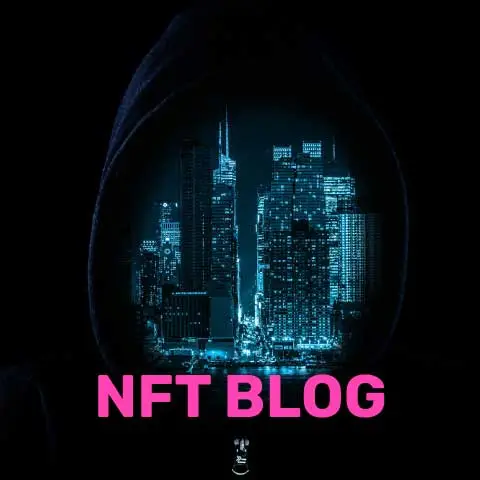 Cyberpunk Kapuzenpulli mit einer Stadt als Gesicht